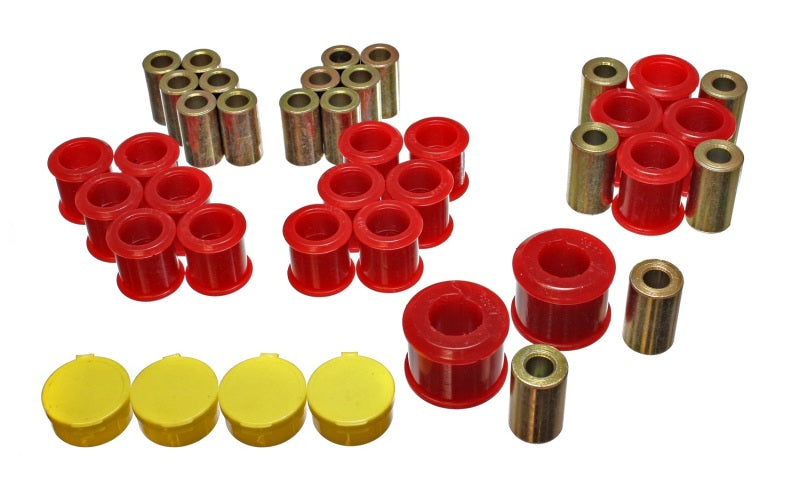 Energy Suspension 90-96 Nissan 300ZX Red Rear Control Arm Bushing Set - 0