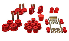 Energy Suspension 67-73 Ford Mustang Red Hyper-flex Master Bushing Set - 0