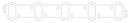 Cometic 1992+ Dodge 8.0L Viper .039in Fiber Intake Manifold Gasket-2