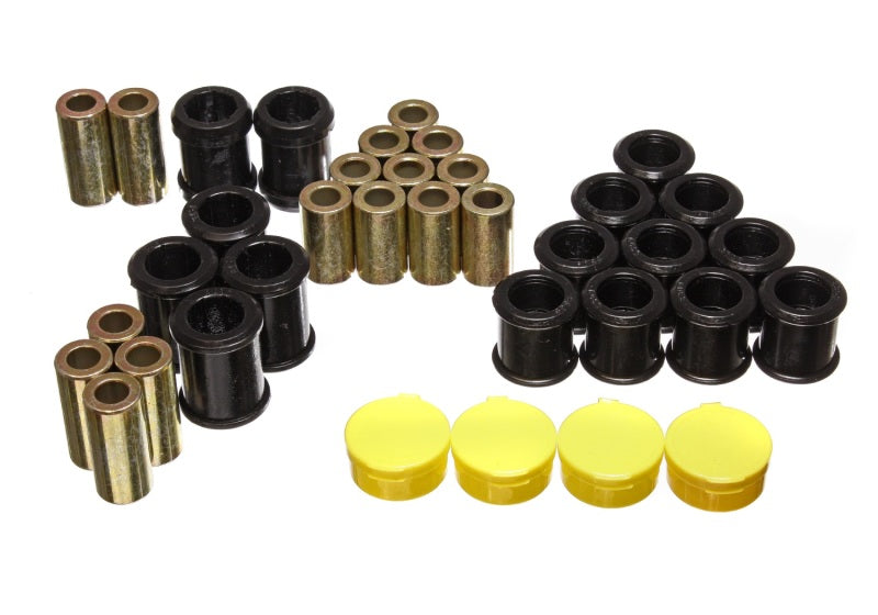 Energy Suspension 95-98 Nissan 240SX (S14) Black Rear Control Arm Bushing Set (Must reuse existing o - 0