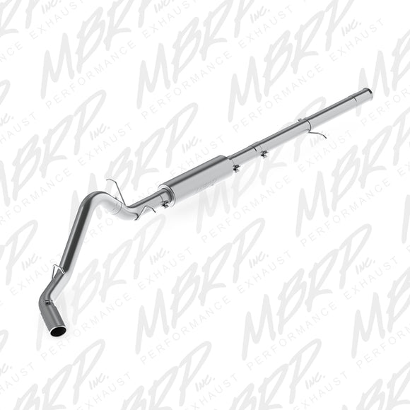 MBRP 2014 Chevy/GMC 1500 Silverado/Sierra 6.2L V8 Aluminum 3.5in C/B Single Side Exit Exhaust