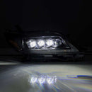 AlphaRex 2011+ Toyota Sienna NOVA LED Proj Headlights Plank Style Black w/Activ Light/Seq Signal/DRL-8