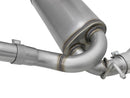 aFe Rebel Series 2.5in 409 SS Cat-Back Exhaust w/ Polished Tips 07+ Jeep Wrangler (JK) V6 3.6L/3.8L-8