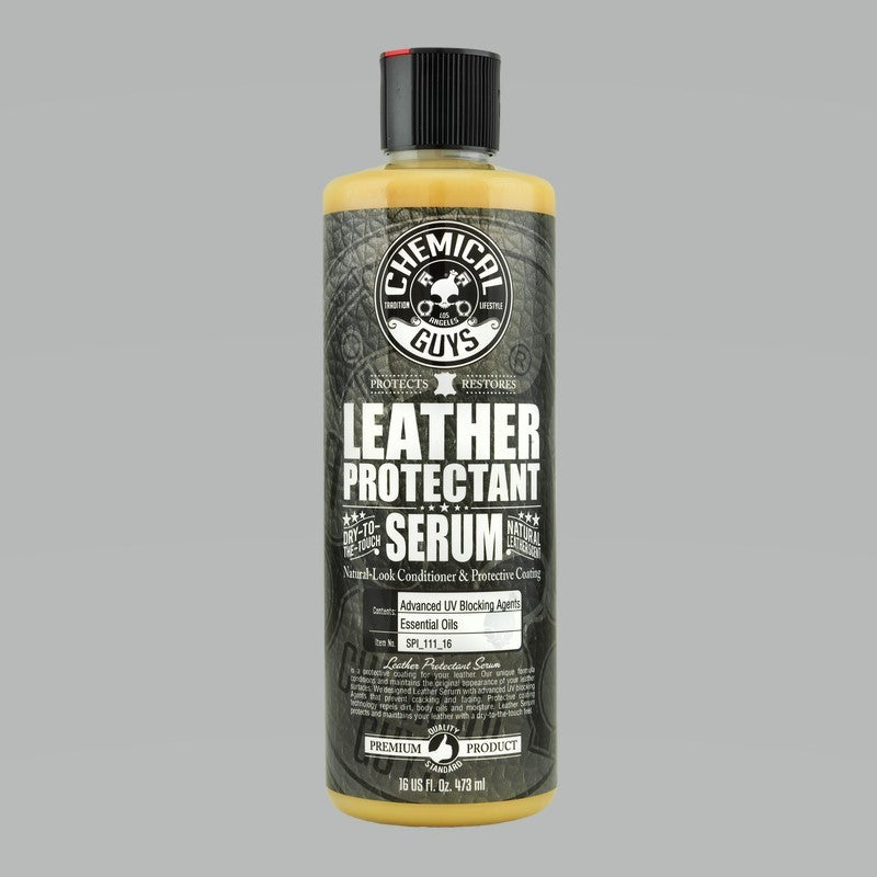 Chemical Guys Leather Serum Natural Look Conditioner & Protective Coating - 16oz - 0