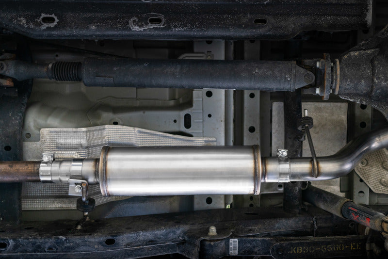 MBRP 19-20 Ford Ranger 2.3L T304 3in Dual Split Rear Outlet 4in OD Tips Cat Back Exhaust - 0