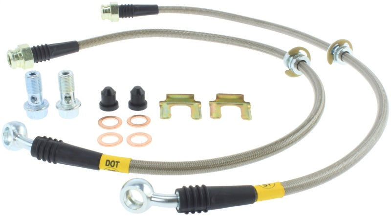 StopTech 93-01 Impreza Stainless Steel Rear Brake Lines - 0