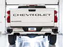 AWE Tuning 4th Gen GM 1500 6.2L 0FG Cat-Back Split Rear Exit (w/ Bumper Cutouts) - Quad Diamond Tips-3