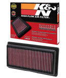 K&N Replacement Panel Air Filter 12-14 Nissan Versa 1.6L 1.031in H x 9.125in OS L x 4in OS W-15