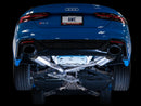AWE Tuning Audi B9.5 RS5 Sportback Non-Resonated Touring Edition Exhaust - RS-Style Diamond Blk Tips-3