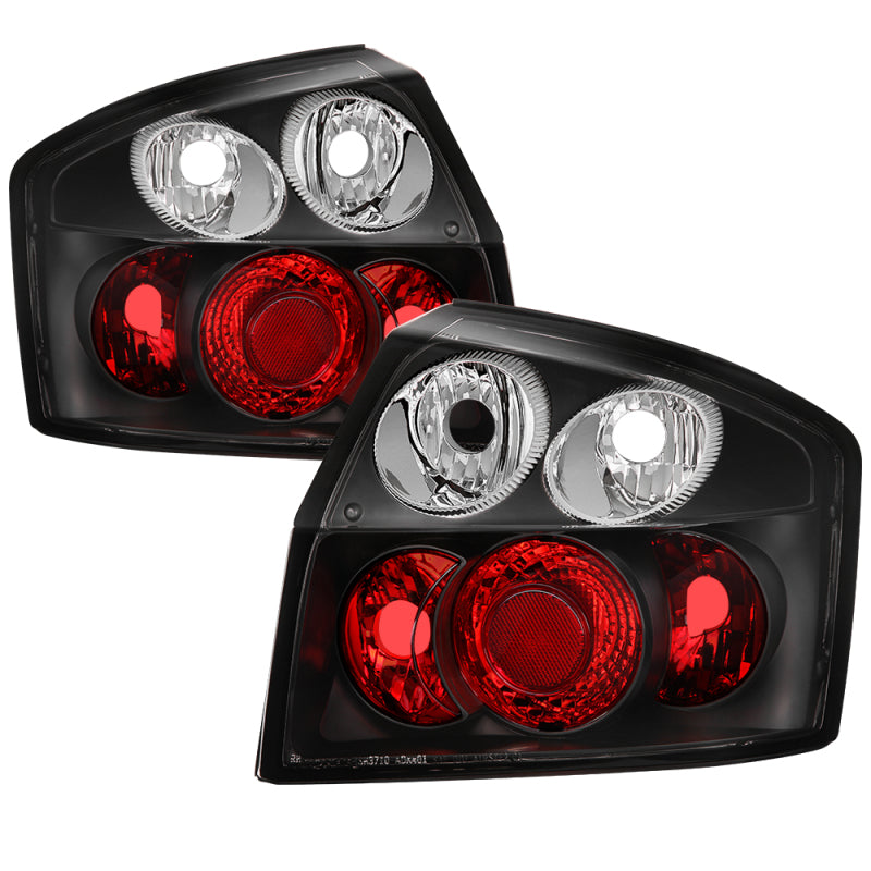 Spyder 02-05 Audi A4 (Excl Convertible/Wagon) Euro Style Tail Lights - Black (ALT-YD-AA402-BK) - 0