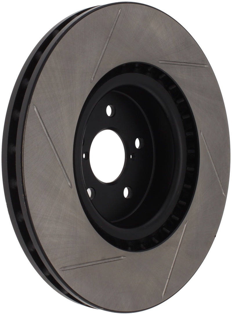 StopTech Power Slot 04 STi Front Left SportStop Slotted Rotor - 0
