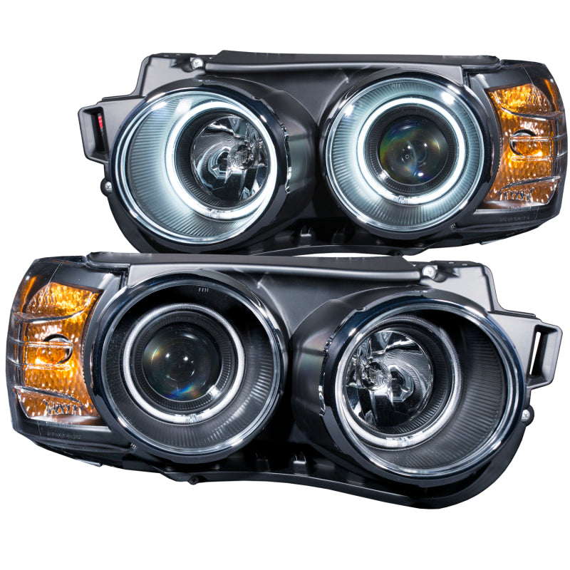 ANZO 2012-2015 Chevrolet Sonic Projector Headlights w/ Halo Black (CCFL)