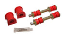 Energy Suspension 86-97 Nissan 720 & Hardbody PickUp 4WD Red 20mm Front Sway Bar Frame Bushings-2