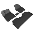 3D MAXpider 2022 Kia EV6 Kagu 1st & 2nd Row Floormat - Black-1