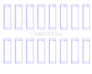 King Engine Bearings 08-10 Ford Powerstroke 6.4L Connecting Rod Bearing Set - Size STD-3