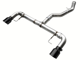 AWE Tuning 19-23 BMW 330i / 21-23 BMW 430i Base G2X Track Edition Axle-Back Exhaust - Diamond Black