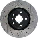 StopTech 05-10 Subaru Impreza WRX/STi Slotted & Drilled Left Front Rotor-12