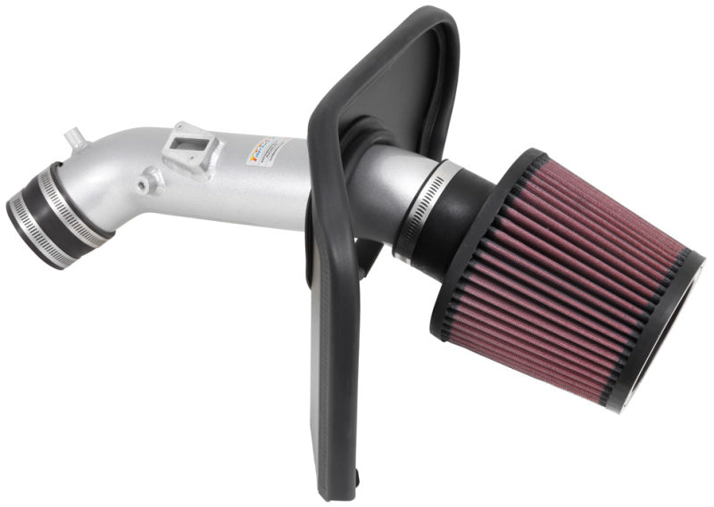 K&N 2013-14 Honda Accord 2.4L L4 69 Series Typhoon Air Intake System - Silver Cold Air Intake Kit - 0