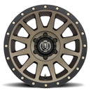 ICON Compression 17x8.5 6x5.5 0mm Offset 4.75in BS 106.1mm Bore Bronze Wheel-5