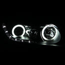 ANZO 2006-2011 Honda Civic Projector Headlights w/ Halo Black (CCFL)-8