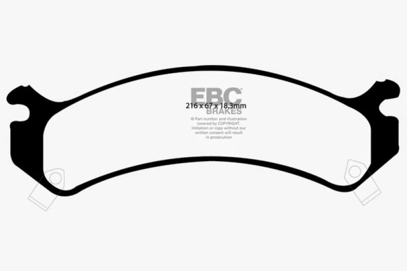 EBC 02 Chevrolet Avalanche 8.1 (2500) Extra Duty Front Brake Pads