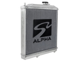 Skunk2 Alpha Series 88-91 Honda Civic/CRX Radiator (Half Size) (Dual Core) - 0
