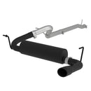 MBRP 12 Jeep Wrangler/ Rubicon 3.6L Cat Back Single Rear Exit Black Exhaust-2
