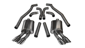 Corsa 2012-2015 Chevrolet Camaro Coupe ZL1 6.2L V8 Polished Sport Cat-Back + XO Exhaust - 0