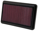 K&N Replacement Air Filter 10.188in O/S Length x 6.375in O/S Width x 1.063in H for 12 Honda Civic Si-2