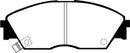 EBC 90-92 Honda Civic CRX 1.6 Si Yellowstuff Front Brake Pads-6
