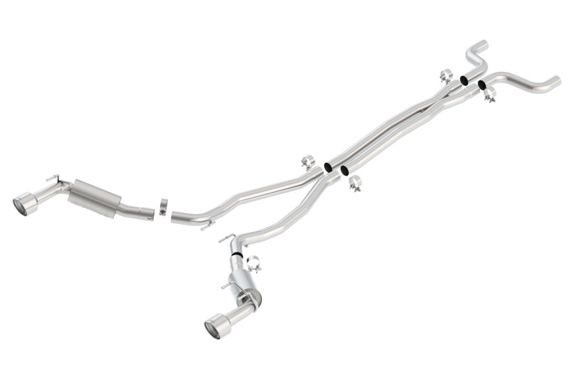 Borla 2010 Camaro 6.2L V8 S Type Catback Exhaust (does not work w/ factory ground affects package - - 0