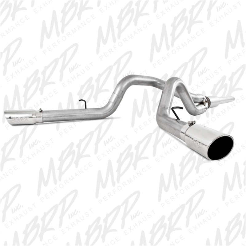 MBRP 1999-2004 Ford F-250/350 V-10 Cat Back 4 Dual Split Side - 0