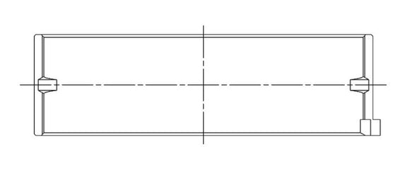 ACL Nissan KA24DE Inline 4 .25mm Oversized High Performance Main Bearing Set