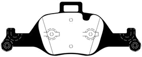 EBC 17+ BMW 530 2.0L Turbo (G30) Ultimax Front Brake Pads - 0