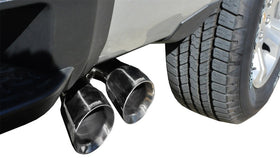 Corsa 14-19 GMC Sierra/Chevy Silv 1500 Reg. Cab/Std. Bed 5.3L V8 Polished  Single Side CB Exhaust - 0