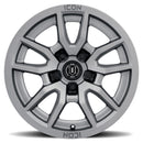 ICON Vector 5 17x8.5 5x150 25mm Offset 5.75in BS 110.1mm Bore Titanium Wheel-2