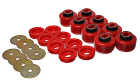 Energy Suspension 99-06 Silverado C1500/K1500 / 01-06 Silverado C2500/K2500 Red Body(cab) Mount Set - 0