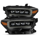 AlphaRex 16-20 Toyota Tacoma NOVA LED Projector Headlight Plank Style Alpha Black w/Activation Light-7