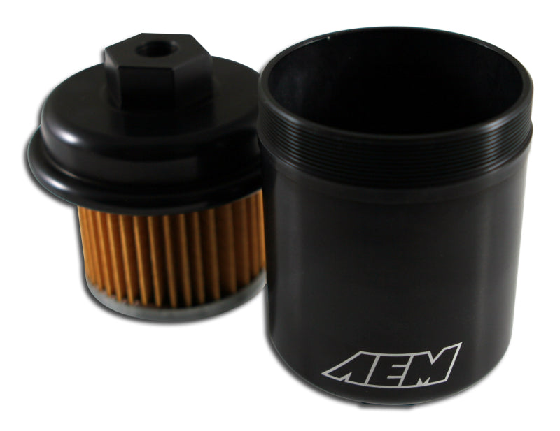 AEM 94-01 Acura Integra / 94-97 Honda Accord / 96-00 Civic / 97-01 Prelude Black Fuel Filter Kit - 0