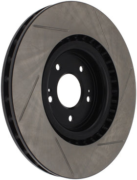 StopTech Power Slot 08-09 Evo 10 Slotted Right Front Rotor - 0