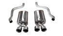 Corsa 2009-2013 Chevrolet Corvette C6 6.2L V8 Polished Sport Axle-Back Exhaust-2