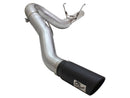 aFe MACHForce XP Exhaust Large Bore 5in DPF-Back Alu. 13-15 Dodge Trucks L6-6.7L (td) *Black Tip-1