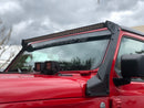 Go Rhino 18-20 Jeep Wrangler JL/JLU/Gladiator JT XE Windshield Light Bar Mount - 50in Single Row-10
