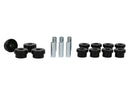 Whiteline Plus 88-00 Honda Civic / 88-9/95 CRX Rear Control Arm - Lower Inner & Outer Bushing Kit-4