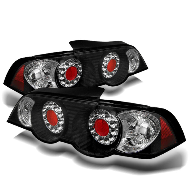 Spyder Acura RSX 02-04 LED Tail Lights Black ALT-YD-ARSX02-LED-BK - 0