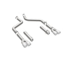MagnaFlow Axle-Back, SS, 3in, Quad Split Rear 3.5 Tips 2015 Dodge Challenger incl SRT Hellcat-41