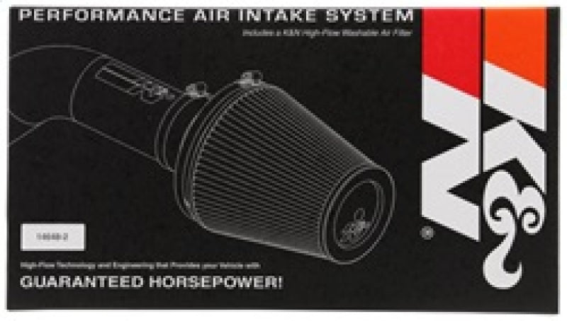 K&N 12-18 Jeep Wrangler V6-3.6L High Flow Performance Intake Kit (12-15 CARB Approved)