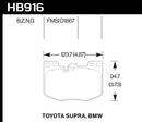 Hawk 2020 Toyota Supra / 19-20 BMW Z4 DTC-60 Front Brake Pads-1