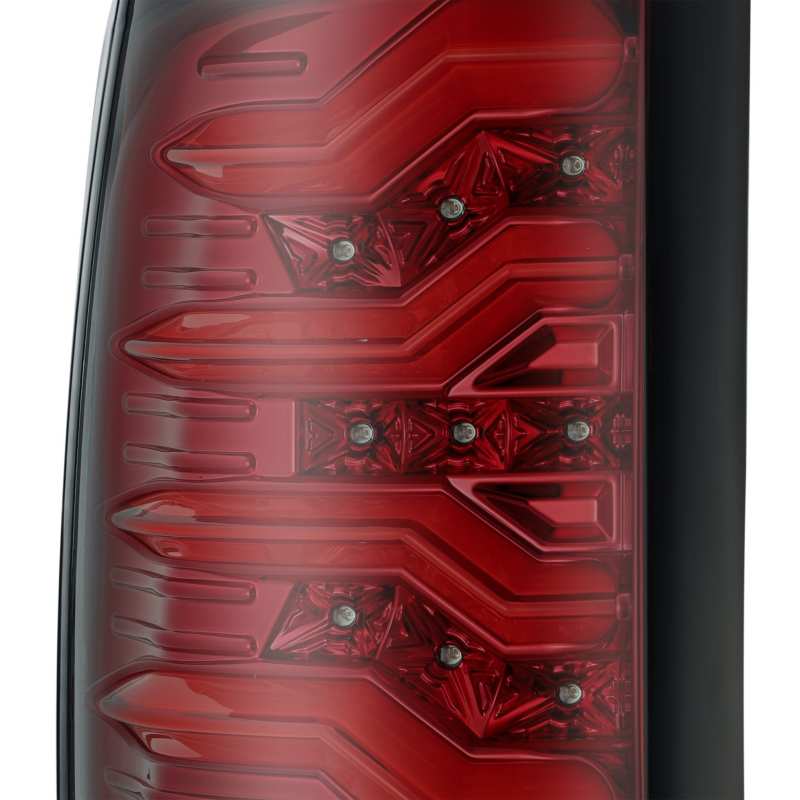 AlphaRex 09-18 Dodge Ram 1500 PRO-Series LED Tail Lights Red Smoke - 0