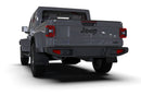 Rally Armor 19-25 Jeep JT Gladiator (Mojave/Rubicon) Black Mud Flap w/Metallic Black Logo-10